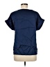 Emery Rose 100% Polyester Blue Short Sleeve Blouse Size M - photo 2