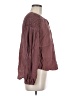ASTR The Label Brown Burgundy Long Sleeve Blouse Size M - photo 4