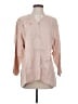 David Dart 100% Linen Pink 3/4 Sleeve Button-Down Shirt Size XS - photo 1