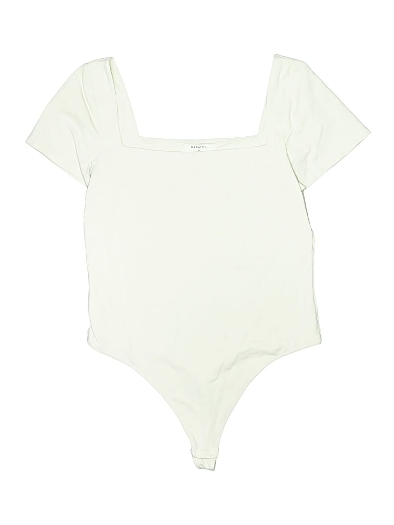 Pre-owned Babaton Bodysuit In Ivory