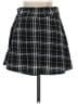 Shein Plaid Black Casual Skirt Size 2 - photo 2