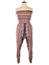 No Comment Paisley Purple Jumpsuit Size XL - photo 1