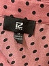 Iz Byer 100% Polyester Polka Dots Pink 3/4 Sleeve Blouse Size M - photo 7