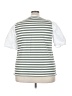 Talbots 100% Cotton Green Short Sleeve Top Size 3X - photo 2