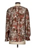 Unbranded 100% Polyester Brown Long Sleeve Blouse Size S - photo 2