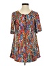 NORACORA Orange Short Sleeve Blouse Size S - photo 1