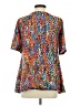 NORACORA Orange Short Sleeve Blouse Size S - photo 2