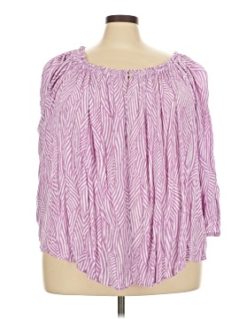 Terra & Sky 3/4 Sleeve Blouse