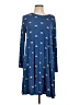 Old Navy Stars Blue Casual Dress Size L - photo 1