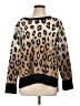 Ann Taylor Animal Print Brown Pullover Sweater Size L - photo 1