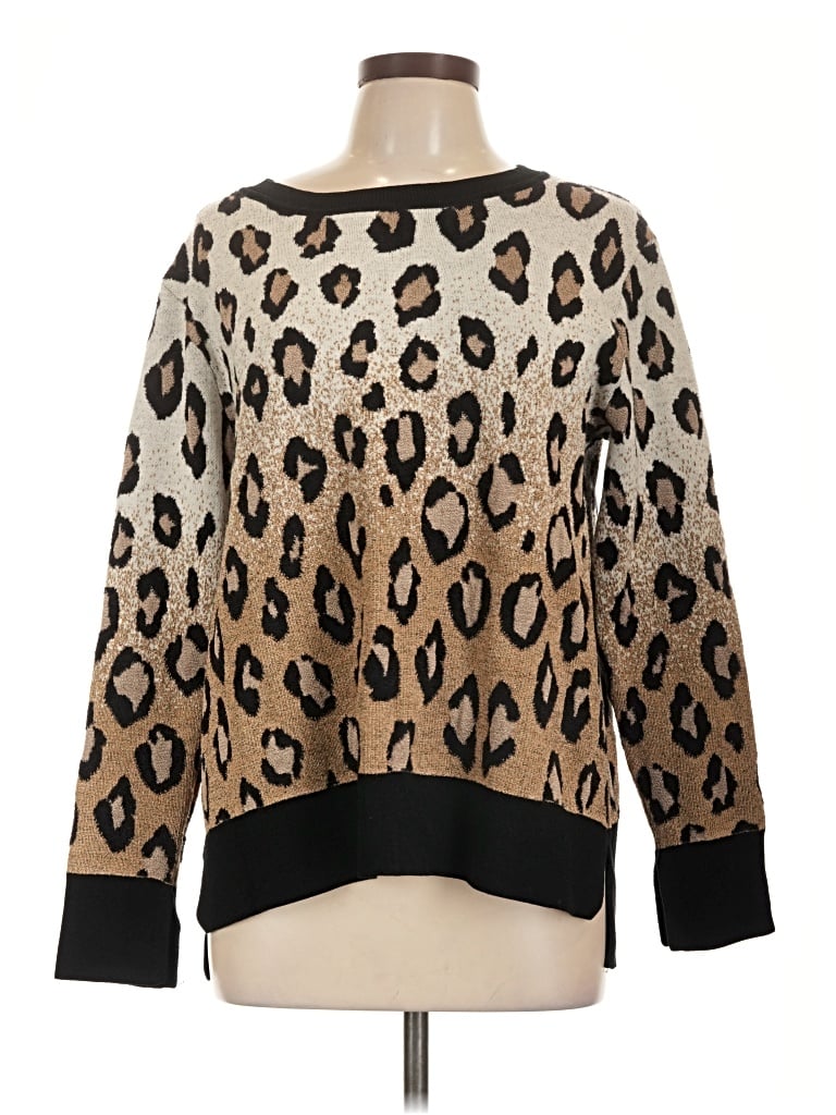 Pre-owned Ann Taylor Pullover Sweater In Brown