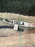 Pam & Gela Stripes Silver Wool Pullover Sweater Size L - photo 7