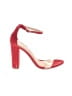 Wild Diva Color Block Red Sandals Size 7 1/2 - photo 1