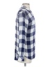 Rails 100% Rayon Checkered-gingham Blue Long Sleeve Button-Down Shirt Size S - photo 4