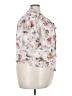 Shein Floral Ivory Short Sleeve Blouse Size 3X - photo 4