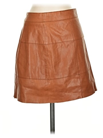 Club Monaco Leather Skirt (view 1)