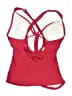Unbranded Color Block Solid Red Swimsuit Top Size S - photo 2