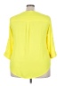 Torrid 100% Polyester Yellow 3/4 Sleeve Blouse Size 4X Plus (4) - photo 2