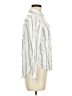 Thread & Supply Stripes Ivory Long Sleeve Blouse Size M - photo 4