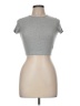 AGOLDE Gray Short Sleeve Turtleneck Size M - photo 1