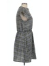 Sweet Rain 100% Polyester Plaid Gray Casual Dress Size L - photo 4