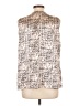 Ofeefan 100% Polyester Ivory Sleeveless Blouse Size L - photo 2