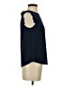 Monteau Black Sleeveless Blouse Size S - photo 4