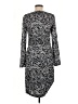 L.K. Bennett Animal Print Gray Cocktail Dress Size 8 - photo 2