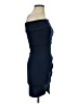 Soprano Solid Blue Cocktail Dress Size XS - photo 4