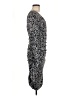 L.K. Bennett Animal Print Gray Cocktail Dress Size 8 - photo 4