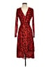 CAbi Animal Print Red Cocktail Dress Size XS - photo 1