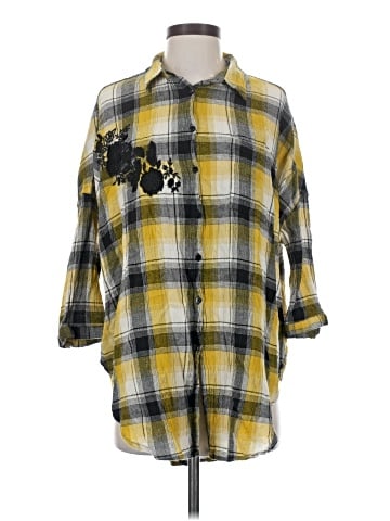 Maeve 3/4 Sleeve Button-Down Shirt (view 1)