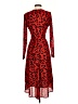 CAbi Animal Print Red Cocktail Dress Size XS - photo 2