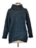 Lands' End 100% Polyester Blue Turtleneck Sweater Size 10 - 12 - photo 1