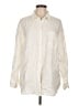 Old Navy 100% Cotton Ivory Long Sleeve Button-Down Shirt Size L - photo 1