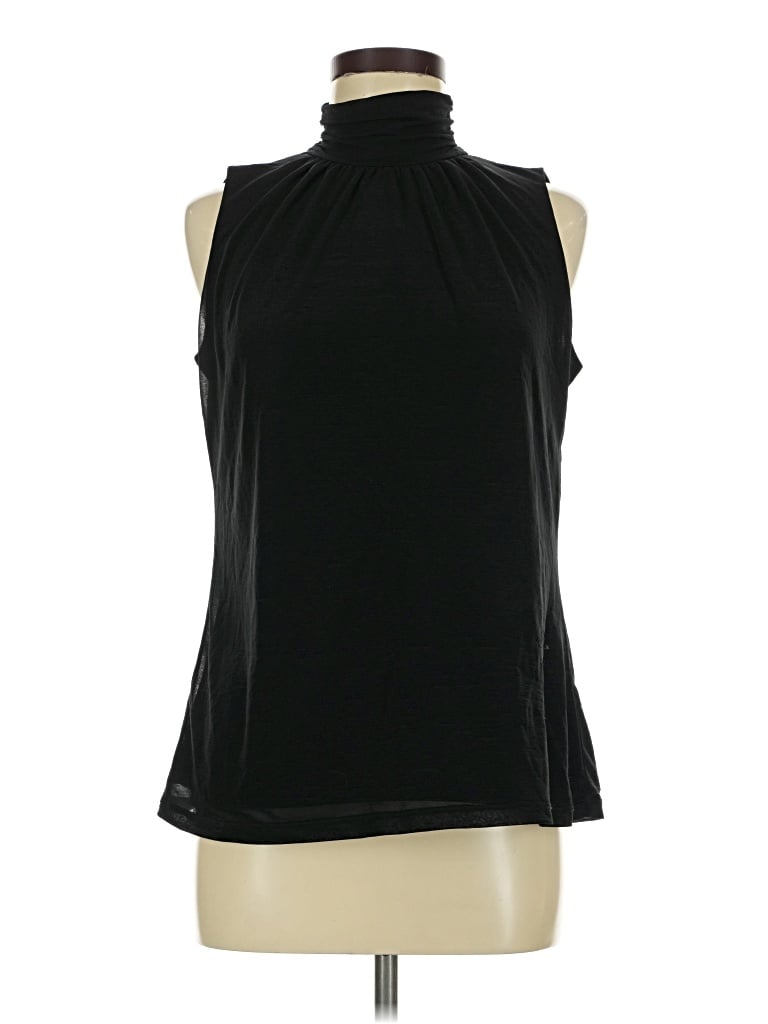 Pre-owned Worthington Sleeveless Blouse In Black