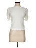 Catherine Malandrino Ivory Short Sleeve Top Size M - photo 1
