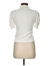 Catherine Malandrino Ivory Short Sleeve Top Size M - photo 2