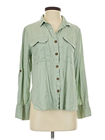 Velvet Heart 3/4 Sleeve Button-Down Shirt (view 1)