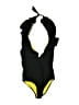 Red Carter Color Block Black One Piece Swimsuit Size S - photo 1