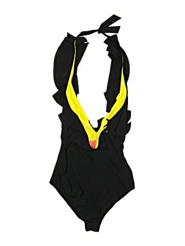 Red Carter One Piece Swimsuit (view 2)