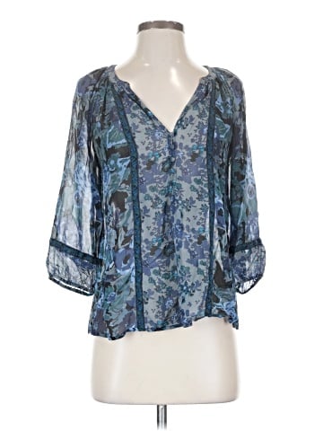 Joie 3/4 Sleeve Silk Top (view 1)