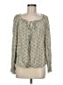 Max Studio 100% Rayon Green Long Sleeve Blouse Size M - photo 1