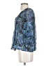 Joie 100% Silk Blue 3/4 Sleeve Silk Top Size XS - photo 5