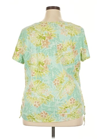 Caribbean Joe Short Sleeve Blouse (view 2)