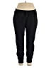 Zella Solid Black Track Pants Size 1X - photo 1