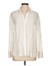 MNG 100% Lyocell Ivory Long Sleeve Blouse Size 10 - photo 1