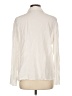 MNG 100% Lyocell Ivory Long Sleeve Blouse Size 10 - photo 2