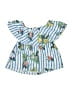 Zara Blue Short Sleeve Blouse Size 6 - photo 2