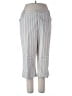 Venezia Stripes Gray Casual Pants Size 18 - photo 1